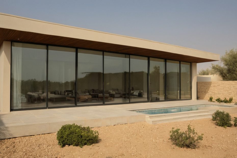 Which glazing specifications matter for a Saudi villa in harsh sun