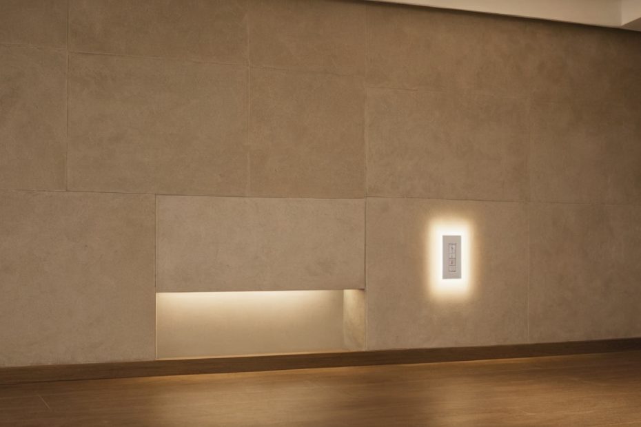 A room-by-room point matrix exposes missing sockets, lights and data outlets shown in a luxury residential interior
